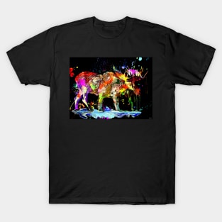 Colorful Moose T-Shirt